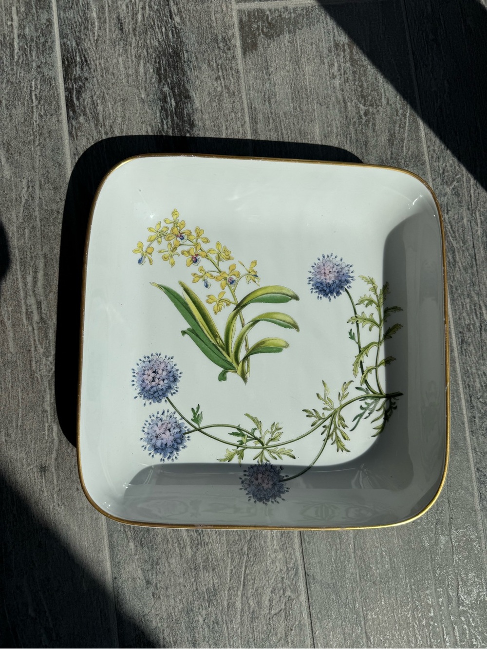 STAFFORD FLOWERS by Spode Square Baker 10.5" Ovenware NEW NEVER USED England